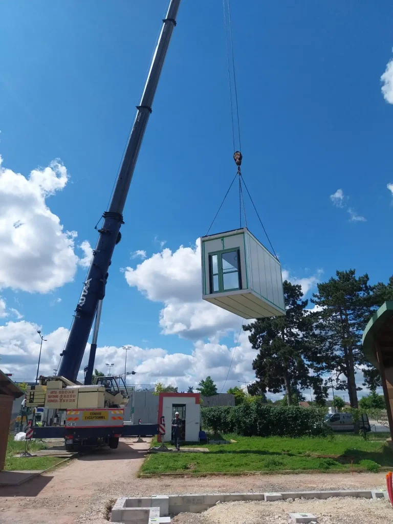 Réalisation, AM2G, aménagement de modulaires, Les Sables d'Olonne