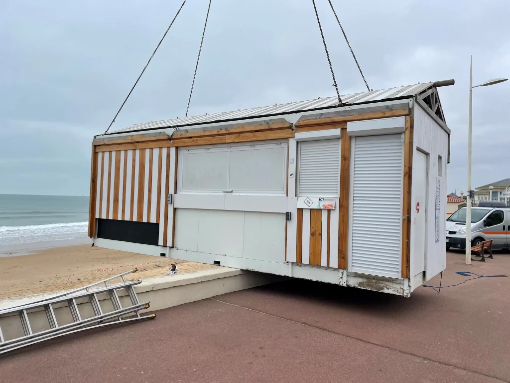 Réalisation, AM2G, aménagement de modulaires, Les Sables d'Olonne